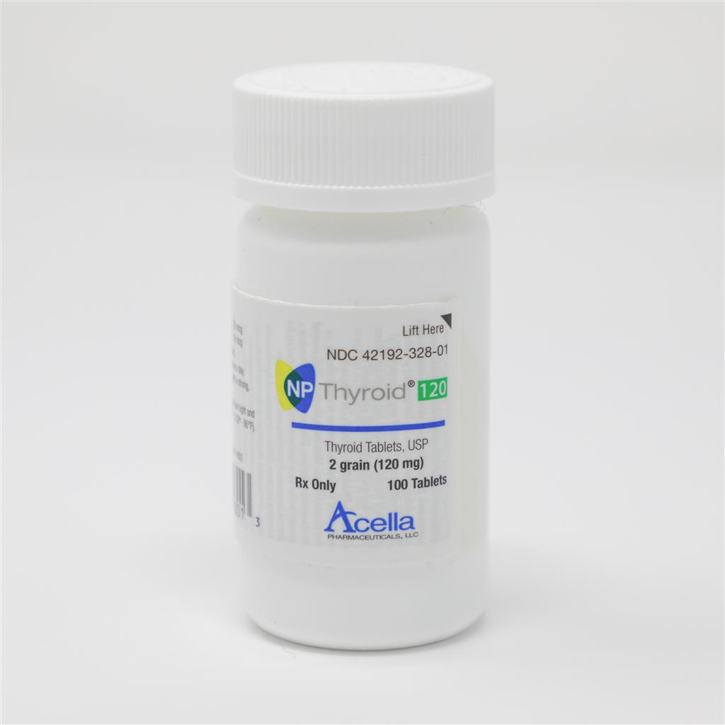 NP Thyroid Thyroid Tablets USP 120 Mg Acella Pharmaceuticals Shop