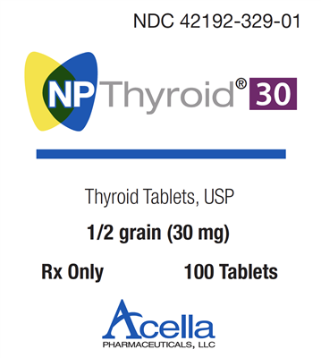 NP Thyroid Oral Tablets 30 MG