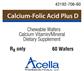 Calcium Folic Acid Plus D Chew